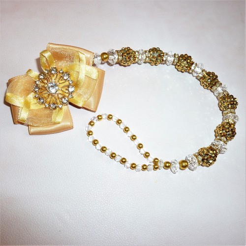 Gold shamballa diamante - gold,