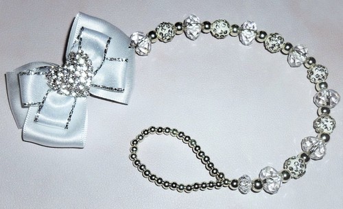 White shamballa diamante - white,