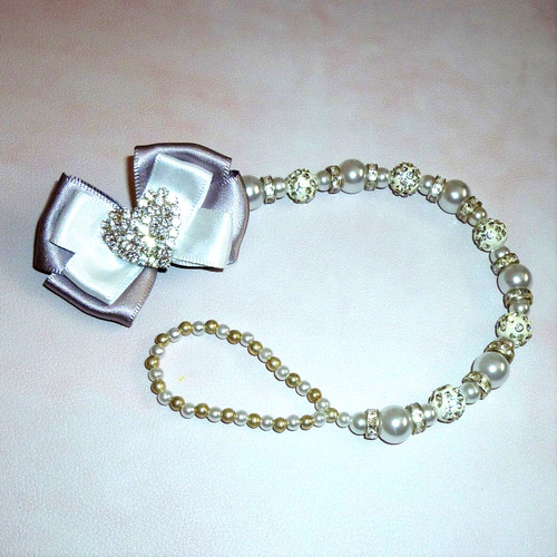 Silver shamballa pearl - shamballa,