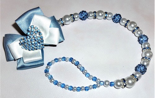 Blue white shamballa - shamballa, diamante